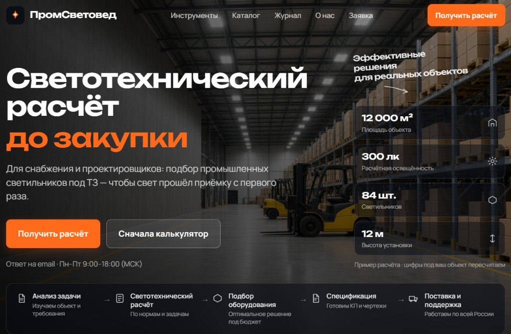 Главная сайта ПромСветовед